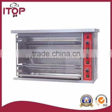 high efficiency stainless steel industrial gas chicken rotisserie machine