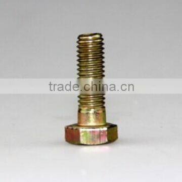 Hex head yellow zinc plated 8.8grade din933 bolt