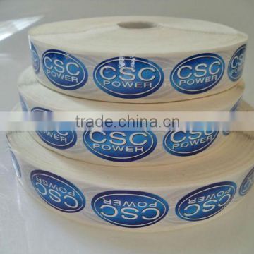 strong adhesive custom waterproof bottle label