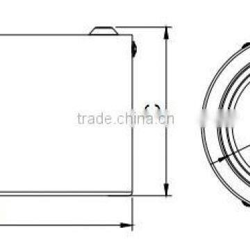 Singapore, 8inch 22W Flush Mount Led Downlight Lite, White or Black Finish, Flush Mount Led Downlight Fitting photo-6