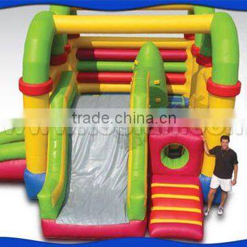 Colorful Inflatable Combo Bouncer With Slide,obstacles Commercial Quality A3007 photo-2