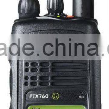 Explosion-Proof Walkie Talkie VHF/UHF PTX760 Two Way Radio