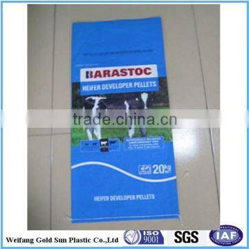 20kg bopp laminated pp woven valve bag,animal food bag,dog food bag