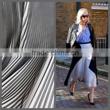 Elegant Pleated Printing Fabric for Maxi Dresses Fashion Dresses for Women photo-3