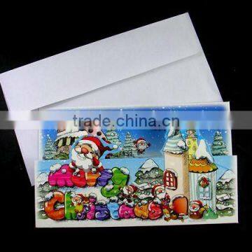 3D christmas greeting paper cards