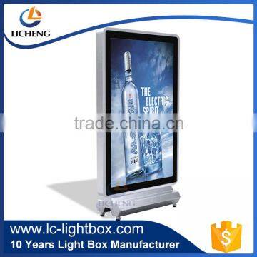 2016 aluminum scrolling light box outdoor with double side display