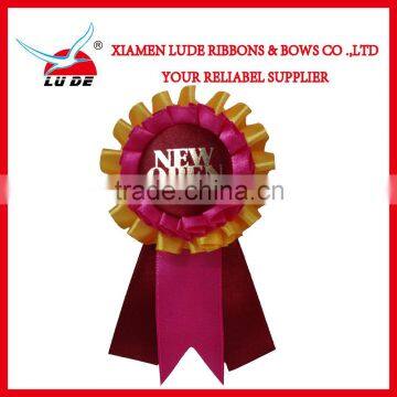 Factory High Quality Green Award Ribbon Rosette Wholesale photo-4