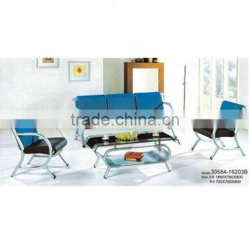 high quality office Shape sponge leisure sofa set 30584-16203B