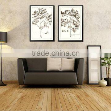 Home Decorative Abstract Art Tree Oil Classical Painting Frame