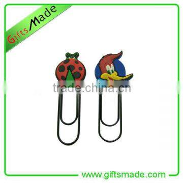 2013 New style Promotional custom eco-friendly rubber bookmark