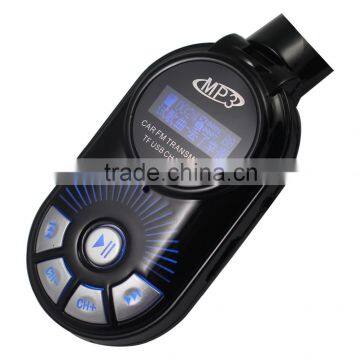 Car Kit MP3 Player Wireless Multifuntional Car FM Transmitter with Remote Control with TF SD MMC USB New Promotion