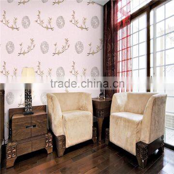 Vinyl and fabric wallpaper structural insulated panel wallpaper