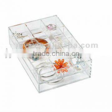 China supplier cheap acrylic jewelry showcase display