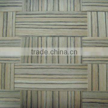 Fancy Yellow Sandalwood Woven Veneer