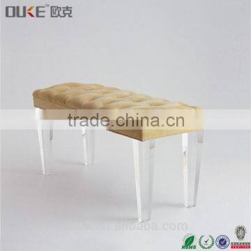 custom made high quality clear acrylic table leg for furniture