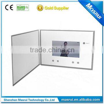 masrui 4.3inch video brochure 4.3 inch lcd video card 4.3" video brochure card