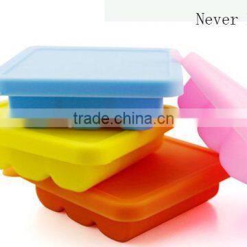 Wholesale Custom Personalized Silicone Ice Cream Cube Tray With Lid photo-4