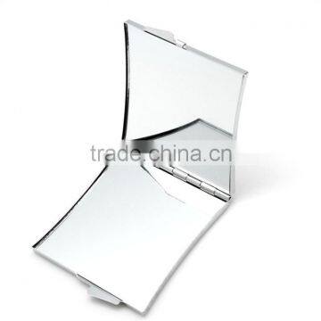 Rose Gold Cosmetic Mirror, Round Metal Double Side Make up Mirror photo-2