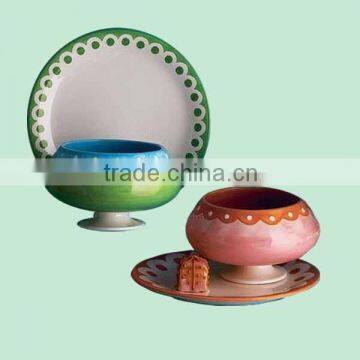 Colorful Custom Handmade Turkish Tea Set