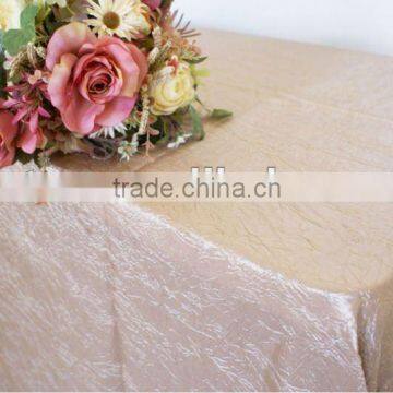 100%Polyester Crepe Faux Silk Table Cloth For Hotel/Banquet/Wedding/Party