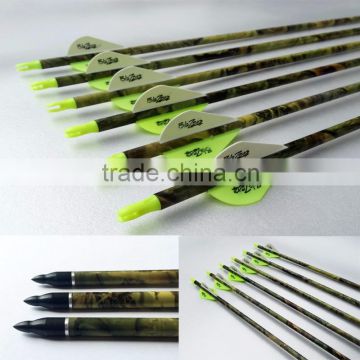 Camo color pure carbon shaft arrow