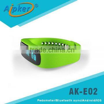 Waterproof silicone smart bluetooth watch e02 bluetooth bracelet smart watch