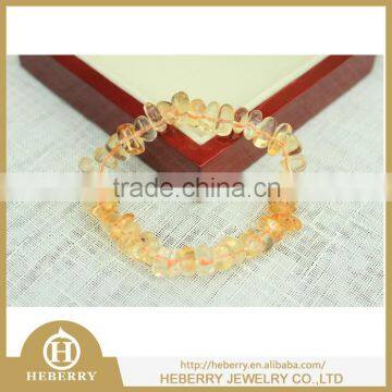 wholesale citrine crystal bracelet elegant shape bangle