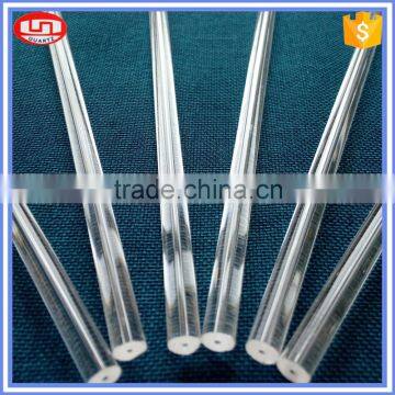 hot sale fused high purity silica quartz glass rods with hollow