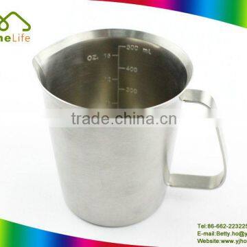 New good quality metal measuring cup stainless steel milk jug