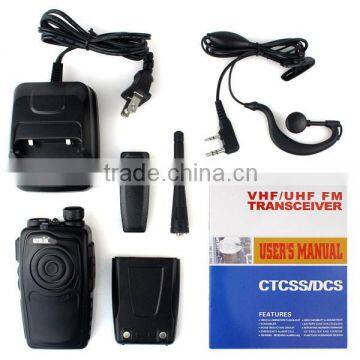 New Black HST 5S UHF 400-520MHz 16CH 5W Flashlight Monitor VOX Scan Portable Walkie Talkie