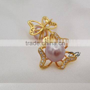 Wholesale Fashionable Pearl Earring Designs Silver 925 photo-3