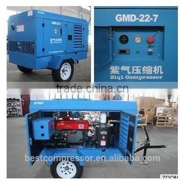 Factory Direct Sales Portable Series Diesel Engine Screw Air Compressor
