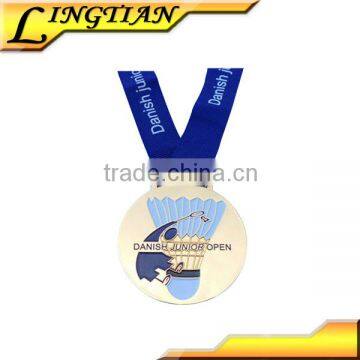 Antique-bronze-matt Silver Ribbon Medal photo-3