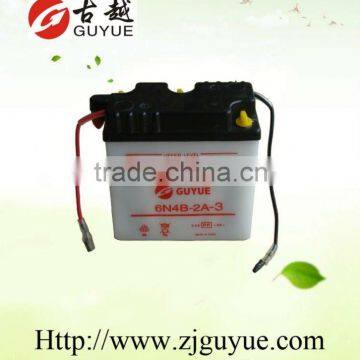 high performance 6v 4ah rechargeable motor cycle battery