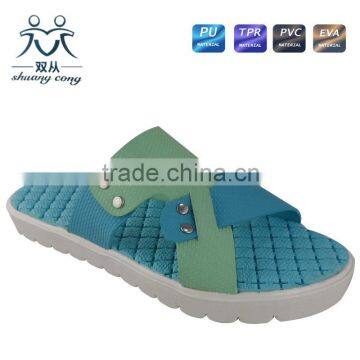 China Shoe Factory Hot Sale Casual Cross Belt Slipper for Lady Women