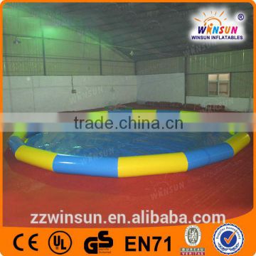 promotional backyard round inflatable pool for kids play