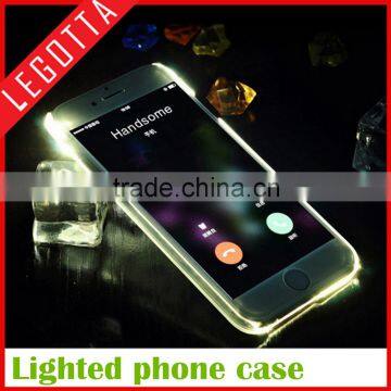 Led selfie fashion cool smart light up phone case for iPhone 6 6s plus