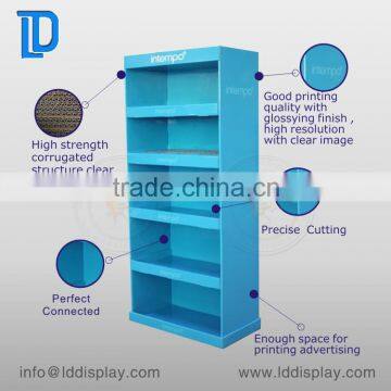 Custom corrugated cardboard retail display racks