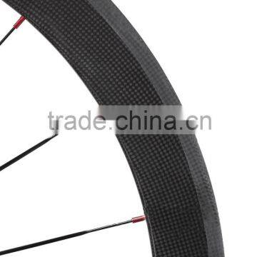 700C 50mm Clincher Road Carbon Rims Wheelset Bike Wheelet Bicycle Road Wheels Factory Price