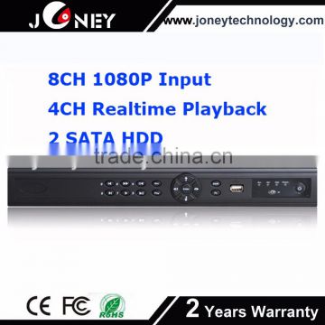 shenzhen joney 16ch 720P/960P/1080P realtime recording & playback onvif NVR 16 channel