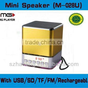 MG USB MINI SPEAKER USB M-028U Speaker Usb Aluminum Alloy Speaker photo-2