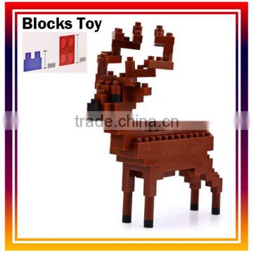 Blocks Toy Deer 92PCS Educational Toy Building Blocks Learning Educational DIY plastic castle building blocks toy