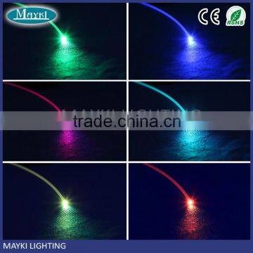 UV Jacket 2.0mm Inner Diameter Colorful Soild Core Side Glow Pool Fiber Optic photo-5