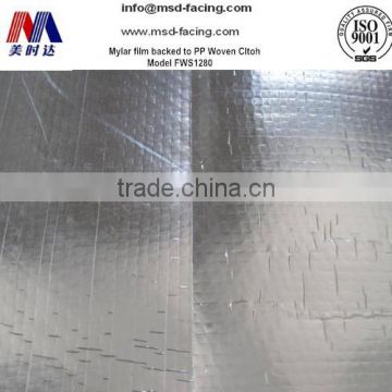 double sided woven cloth insulation aluminium composite panel price with type fiberglass material