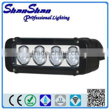 offroad truck led work light bar/cree led light waterproof IP 68 high lumen single row 10w led light bar for 4x4 car