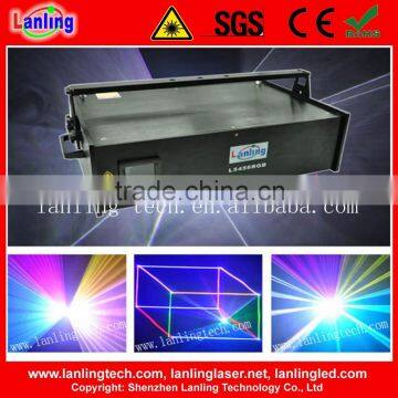 Outdoor laser lights 5W RGB 40kpss ILDA Animation Laser show system