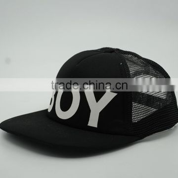 Bestselling Top Quality black Customized Trucker Cap