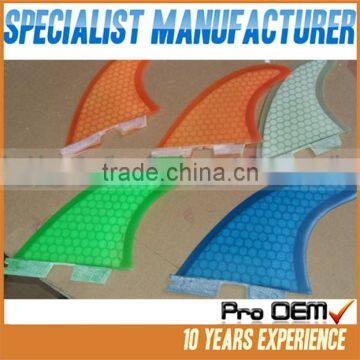 Good balance 3 pieces set FCSII 100% hand crafted surfboard fins/Performance core G5/G7 surfboard fins