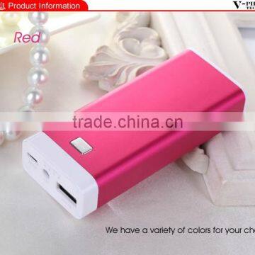 metal power bank 5200mah,portable power bank with flashlight,power bank charger