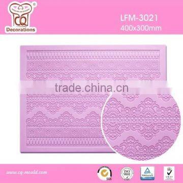 2014 NEW silicone fondant cupcake decorating cake silicone lace mat